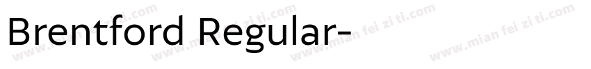 Brentford Regular字体转换